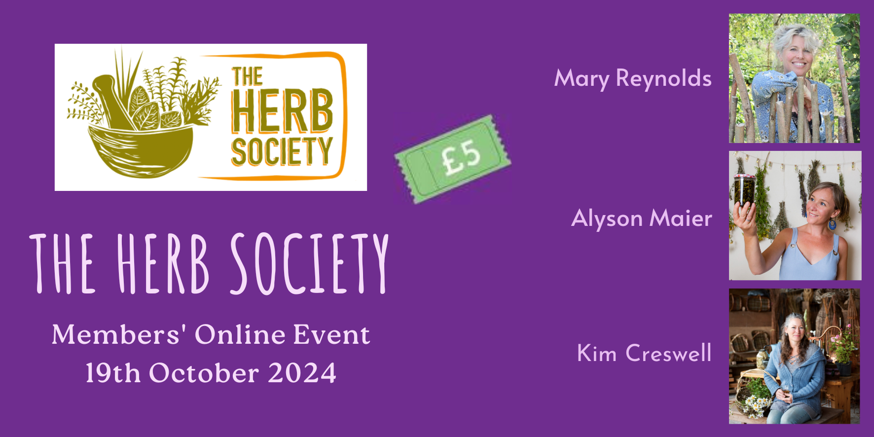 The Herb Society Members’ Online Event